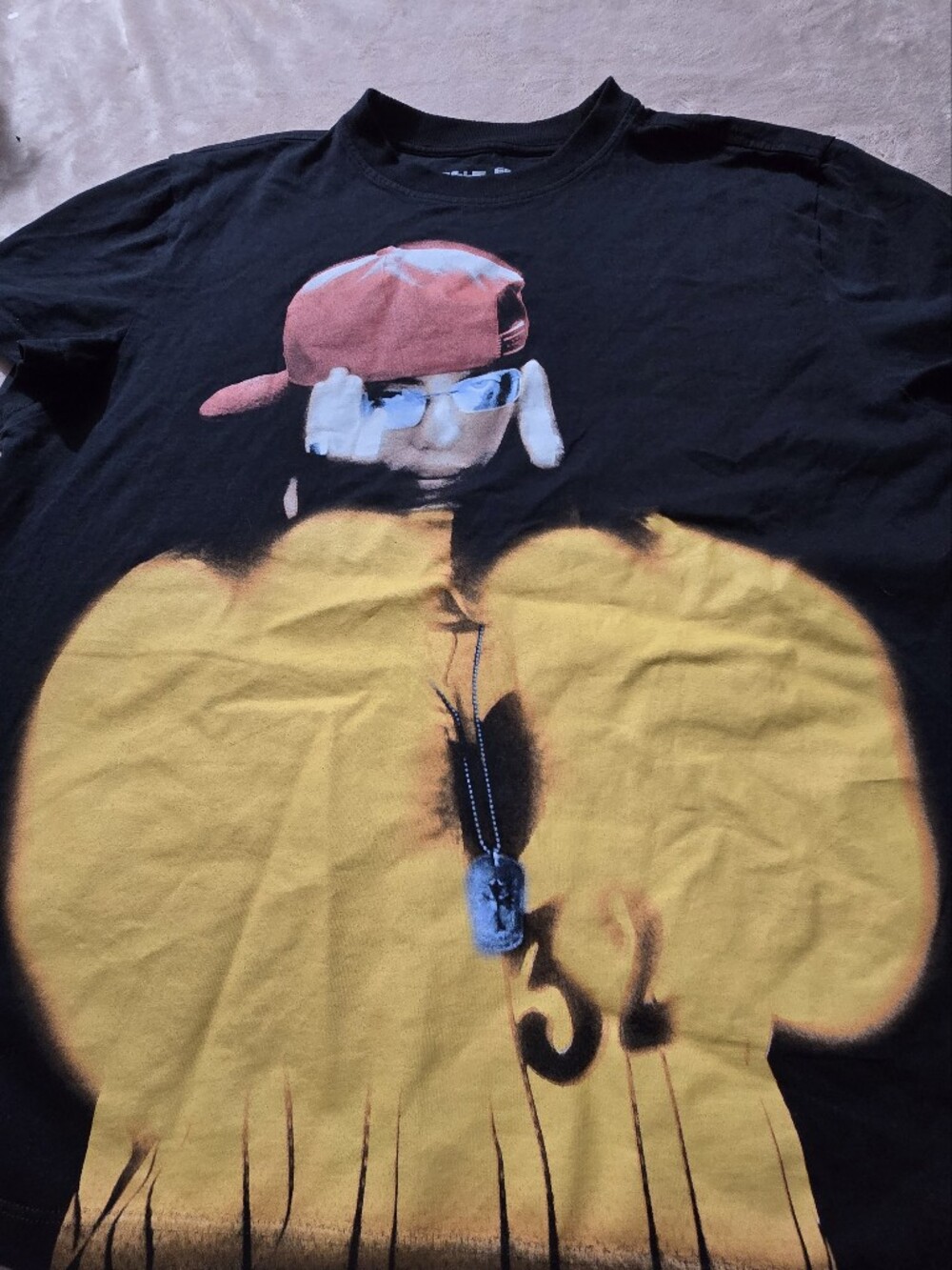 Billie Eilish Hit Me Hard and Soft Tour Red Hat Portrait T-Shirt Official Size M